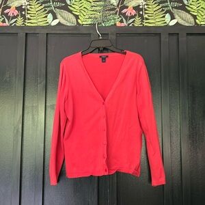 Pink v-neck cardigan